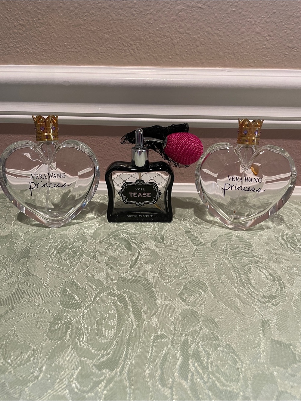 Vera Wang Princess (2) & Victoria Secret Tease Perfume Bottles - Empty
